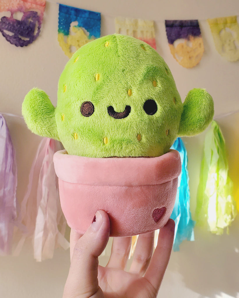 Cactus Plush Toy - Pink